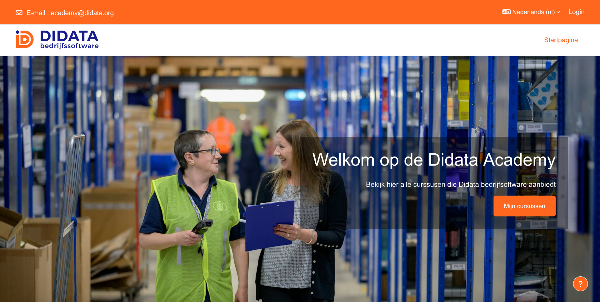 Didata Academy startpagina